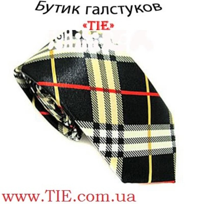 Краватка вузька чорна