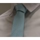 Краватка бірюзова вузька в смужечку