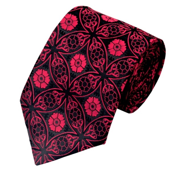 Подарочный набор черный с красным цветком