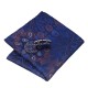 Подарочный галстук темно-синий с коричневый