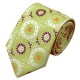 Подарочный галстук салатовый с узором