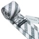 Краватка подарункова чорна з білим