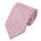 Подарочный галстук розовый в полоску