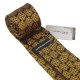 Подарункова краватка з золотим візерунком