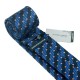 Подарочный галстук в полоску и горошек