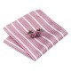 Подарунковий краватка в рожеву смужку з білим
