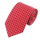 Краватка червона з білим в квадратик