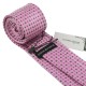 Подарочный галстук розовый с серым