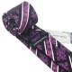 Краватка фуксія з візерунками + хустка та запонки