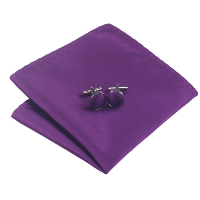 Платок фиолетовый (пошив полосочкой) с ЗАПОНКАМИ