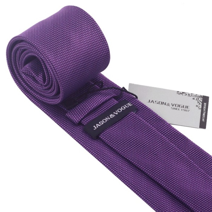 Подарункова краватка в фіолетово-сиреневу клітку