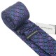 Краватка подарункова фіолетово-синя квітка