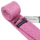 Галстук розовый с белым в узорах + платок и запонки