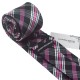 Подарункова краватка в модну клітинку з рожевим
