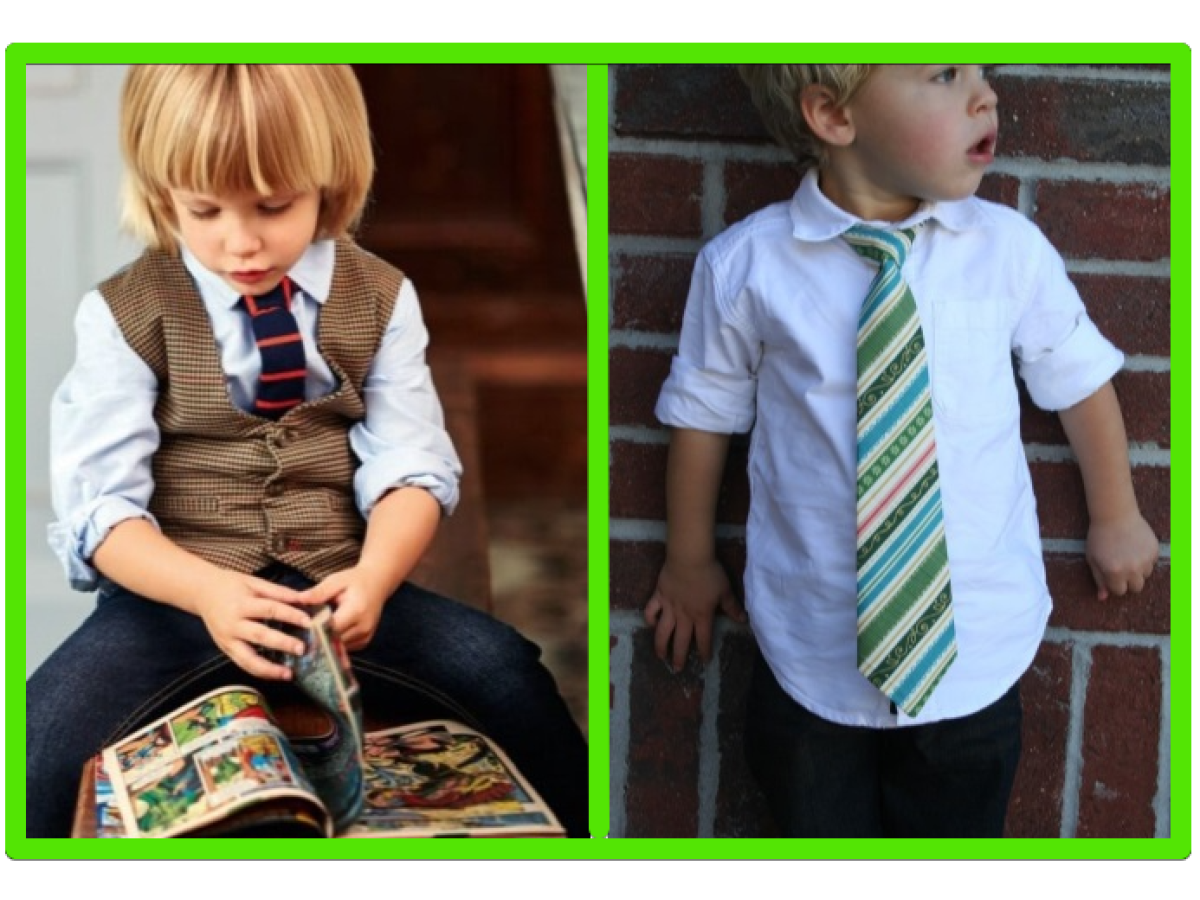 Как подобрать галстук ребенку?