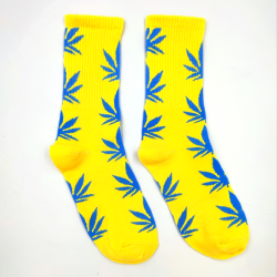 Носки желтые Cannabis