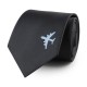 Краватка чорна із зображенням літака
