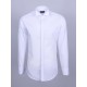 Классическая мужская рубашка белая под бабочку с запонками 223