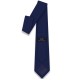 Краватка темно-синя вузька матова в трьох розмірах 