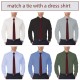 Краватка темно-червона вузька матова в трьох розмірах 