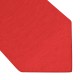 Краватка вогняно-червона вузька матова в трьох розмірах 