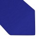 Галстук королевско-синий узкий матовый в трех размерах