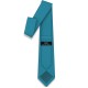 Краватка бірюзова вузька матова в трьох розмірах 