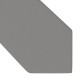 Галстук туманно-серый узкий матовый в трех размерах