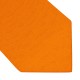 Галстук оранжевый узкий матовый в трех размерах
