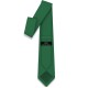 Краватка зелена вузька матова в трьох розмірах 