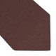 Краватка  коричнева вузька матова в трьох розмірах 