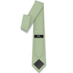 Краватка фісташкова матова в трьох розмірах 