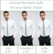 Краватка блідо-зелена вузька матова в трьох розмірах 