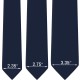 Краватка темно-синя оксфорд в трьох розмірах 