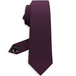 Краватка вишнева оксфорд в трьох розмірах 