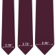 Краватка бордова оксфорд в трьох розмірах 