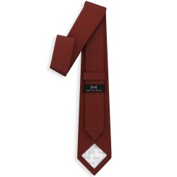 Краватка теракотова оксфорд в трьох розмірах 