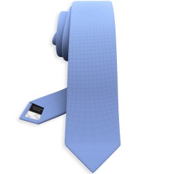 Краватка блакитна оксфорд в трьох розмірах 