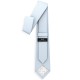 Краватка пастельно-блакитна оксфорд в трьох розмірах 