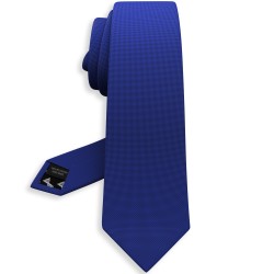 Краватка королівсько-синя оксфорд в трьох розмірах 