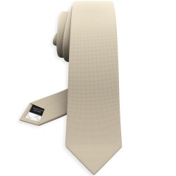 Краватка бежева оксфорд в трьох розмірах 