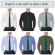Краватка зелена оксфорд в трьох розмірах 