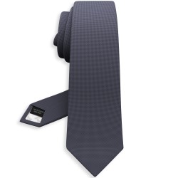 Краватка сланцево-сіра оксфорд в трьох розмірах 