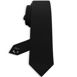 Краватка чорна оксфорд в трьох розмірах 