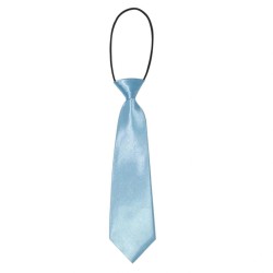 Краватка блакитна однотонна