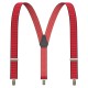 Підтяжки довгі краваткові в червоний квадрат 3,5Y