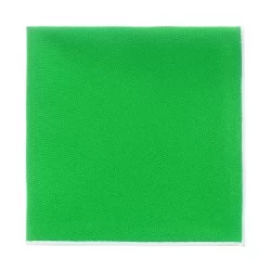 Платок зеленый Shamrock Green с белой окантовкой - габардин
