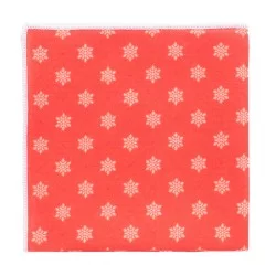 Платок Red Snowflakes