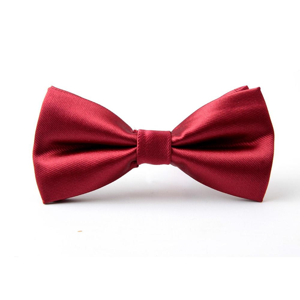    Solid Bow Tie Butterfly For Men Blue Pretied Necktie 2015 New Accessories  Red 